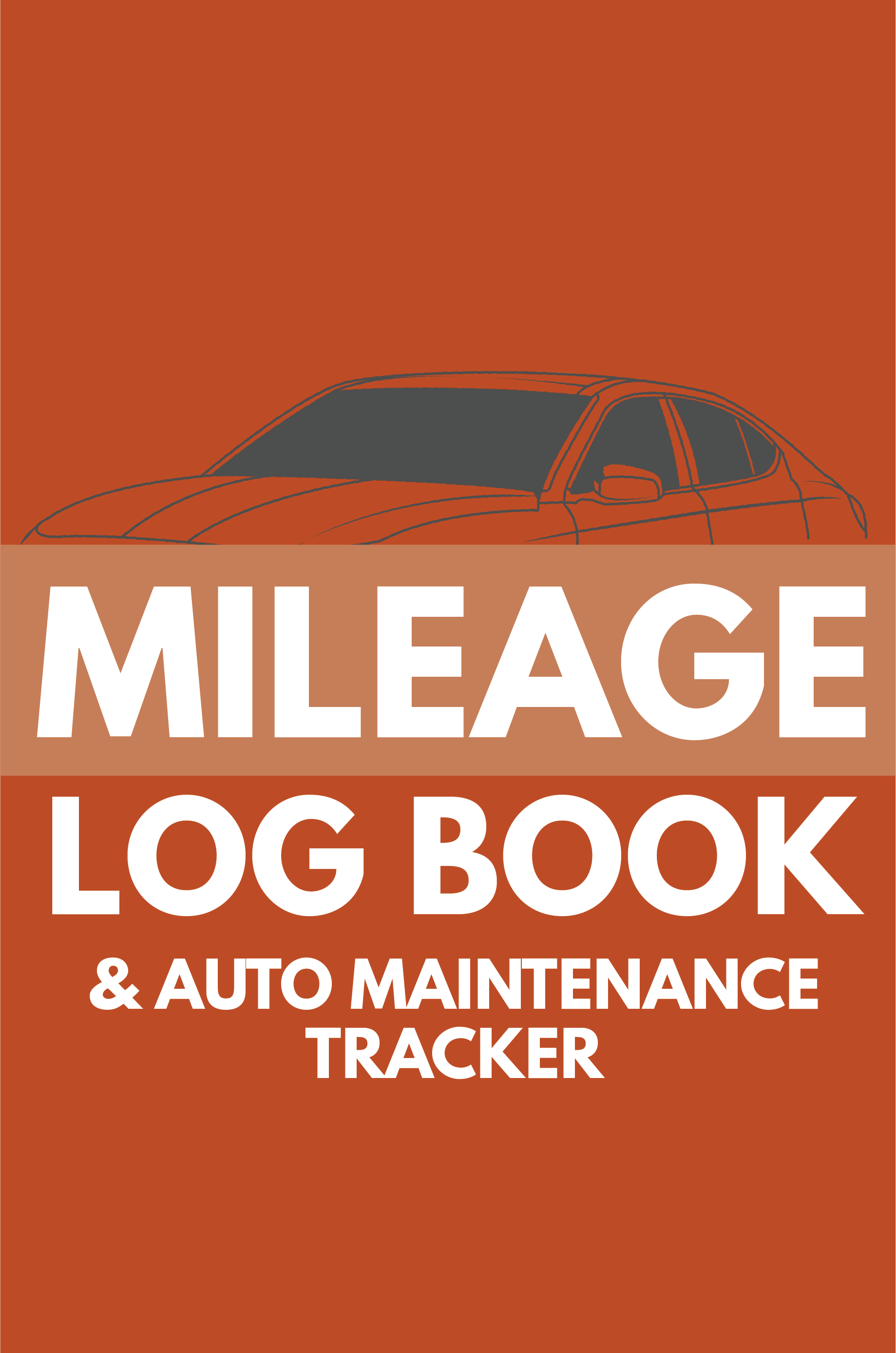 orange mileage log book